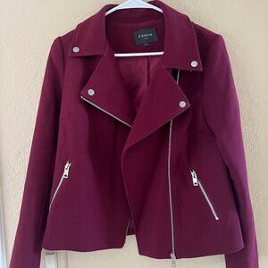 FRNCH Red Moto Jacket